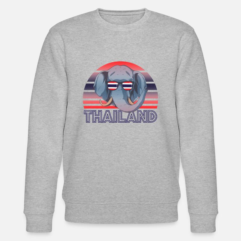Thaïlande - Sweat bio CHANGER Stanley/Stella Unisexe - gris chiné