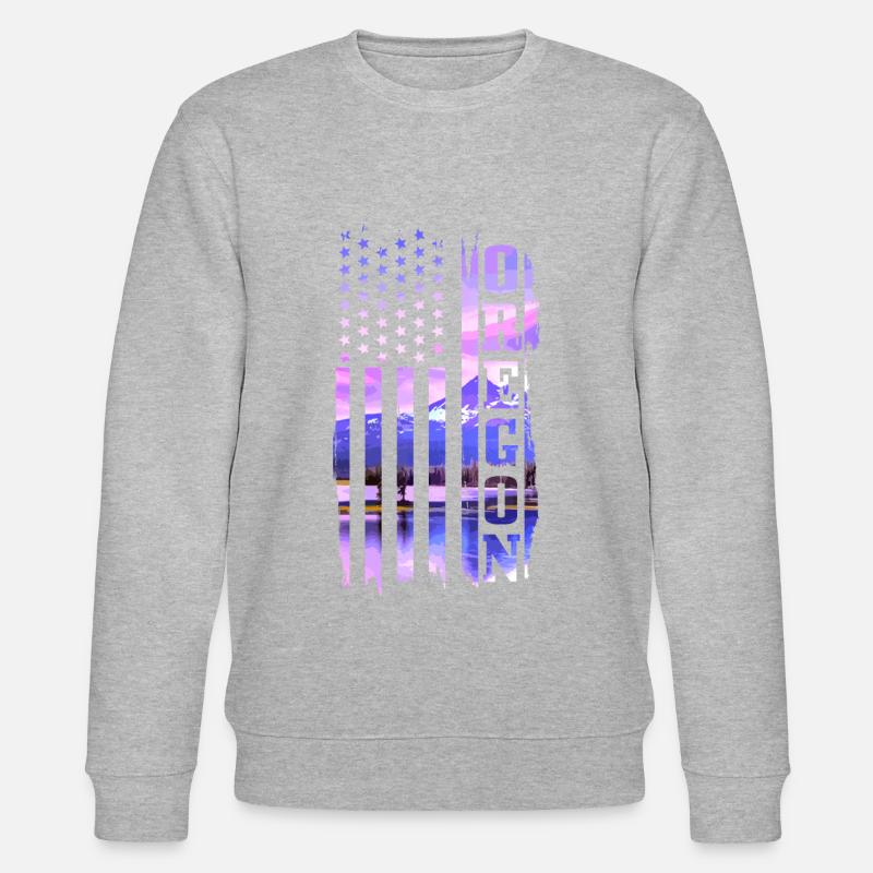 Oregon - Stanley/Stella Unisex Bio-Sweatshirt CHANGER  - Grau meliert