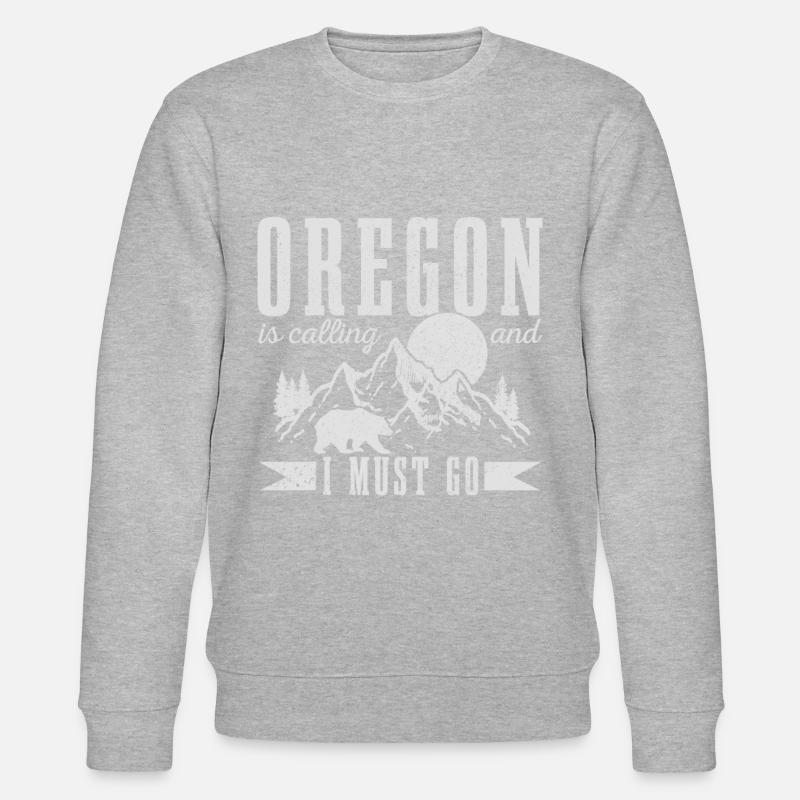 Oregon - Stanley/Stella Unisex Bio-Sweatshirt CHANGER  - Grau meliert