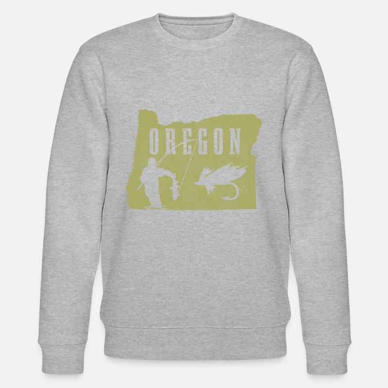 Oregon - Stanley/Stella Unisex Bio-Sweatshirt CHANGER  - Grau meliert