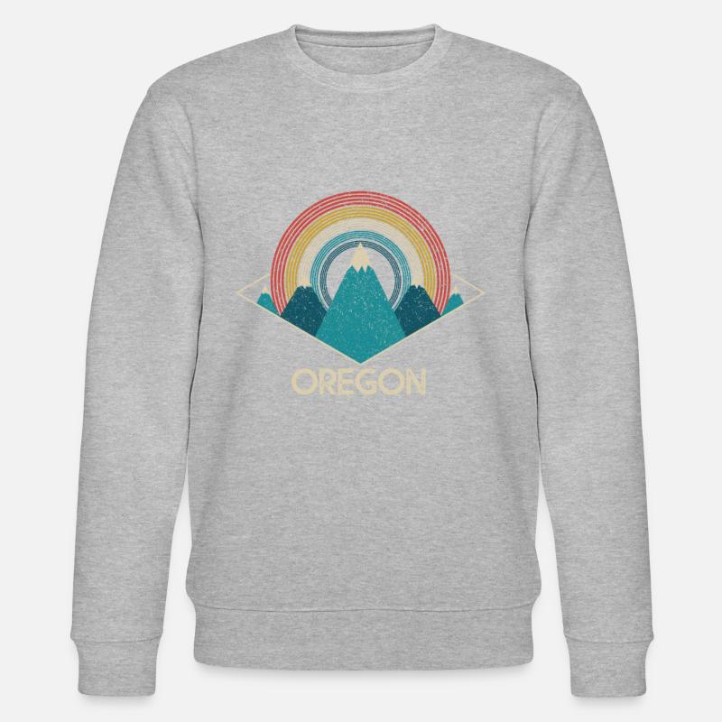 Oregon - Stanley/Stella Unisex Bio-Sweatshirt CHANGER  - Grau meliert