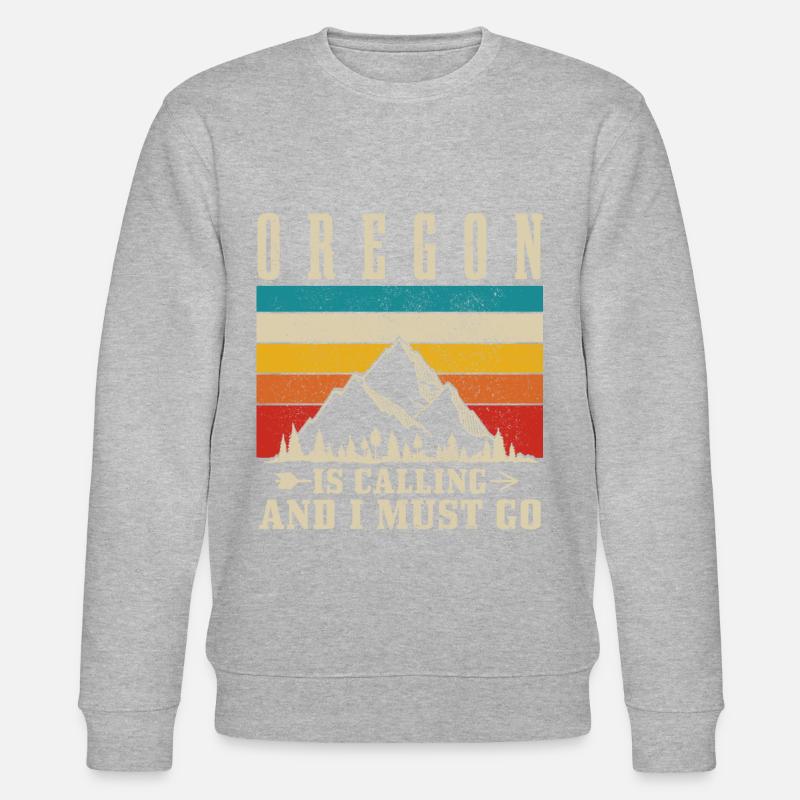Oregon - Stanley/Stella Unisex Bio-Sweatshirt CHANGER  - Grau meliert