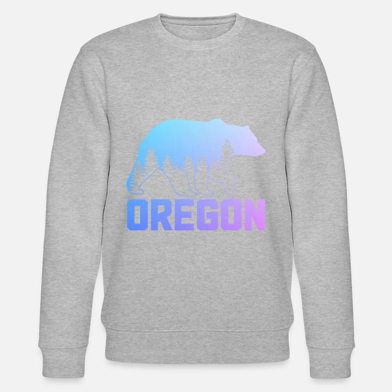 Oregon - Stanley/Stella Unisex Bio-Sweatshirt CHANGER  - Grau meliert