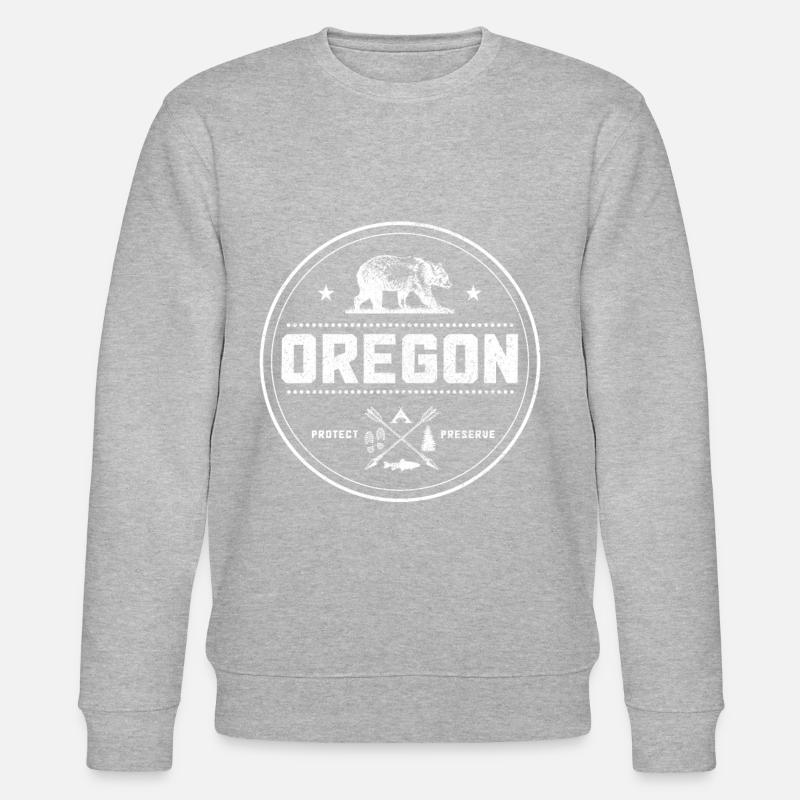 Oregon - Stanley/Stella Unisex Bio-Sweatshirt CHANGER  - Grau meliert