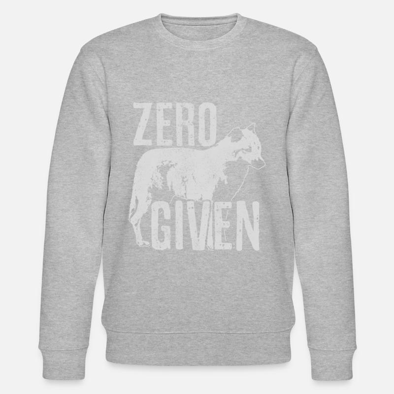 Fox Zero Fox Given Funny - Stanley/Stella CHANGER Unisex Organic Sweatshirt - heather grey