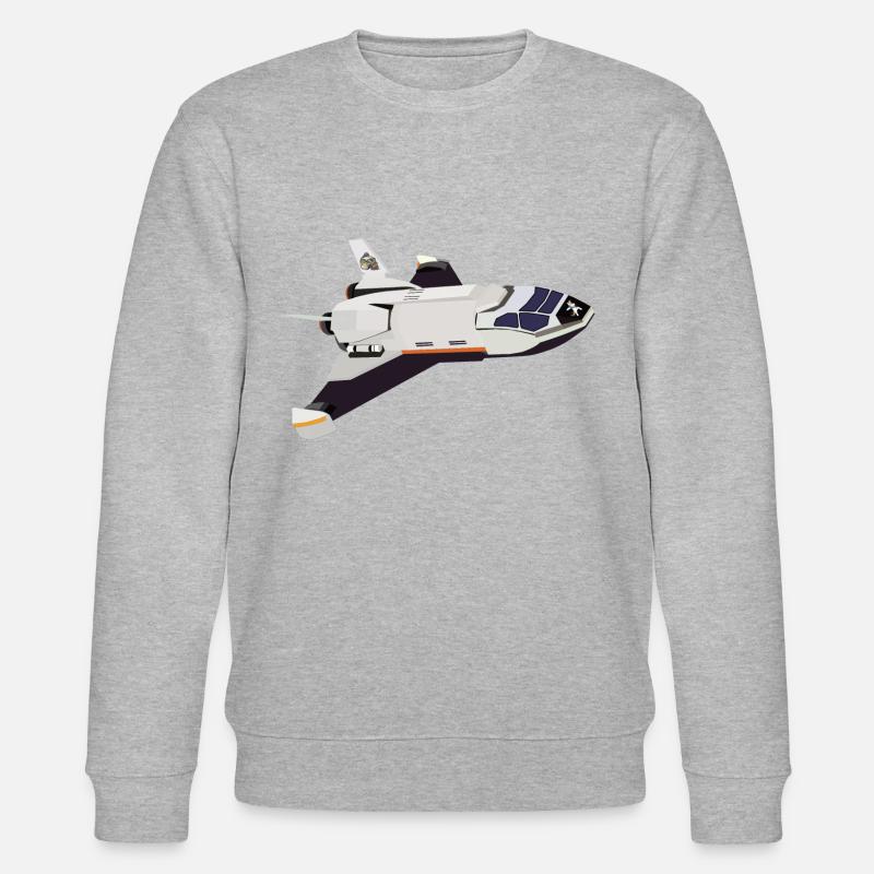 Space Shuttle Flight - Stanley/Stella CHANGER Unisex Organic Sweatshirt - heather grey