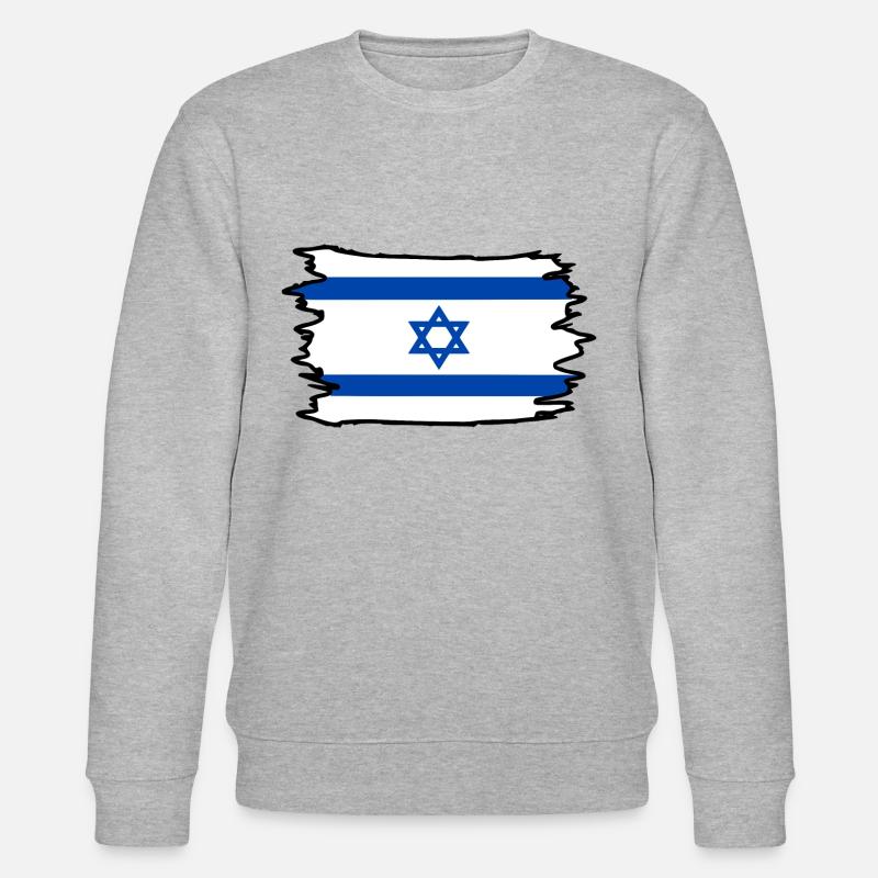 Israel - Stanley/Stella Unisex Bio-Sweatshirt CHANGER  - Grau meliert