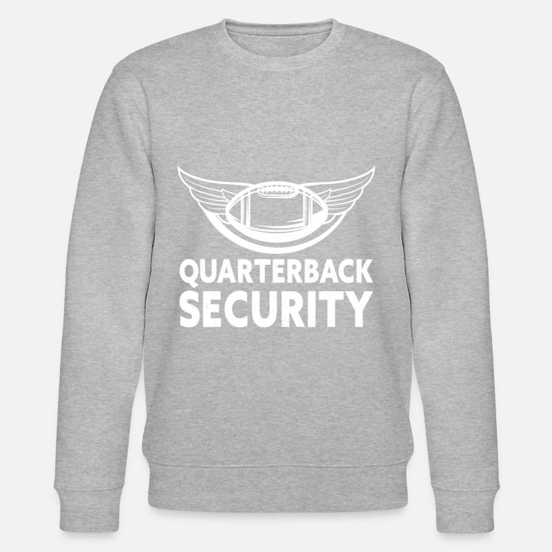Quarterback Security Offensive Line Lineman - Stanley/Stella Unisex Bio-Sweatshirt CHANGER - Grau meliert