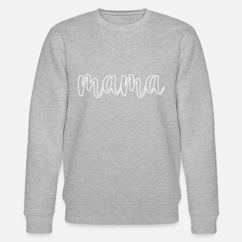 Mama - Stanley/Stella Unisex Bio-Sweatshirt CHANGER  - Grau meliert
