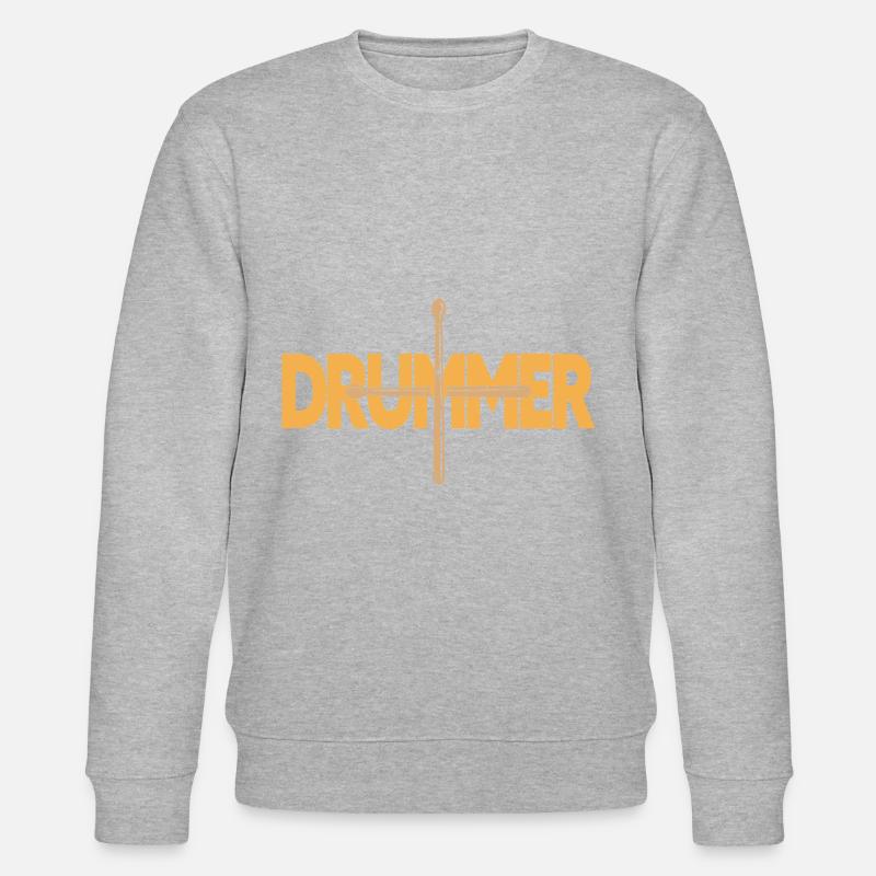 Batteur Drumsticks Tambours - Sweat bio CHANGER Stanley/Stella Unisexe - gris chiné