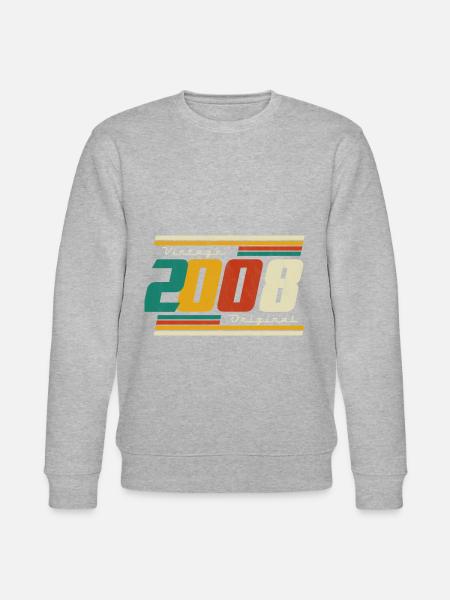 2008 Birthday Perspective - Stanley/Stella CHANGER Unisex Organic Sweatshirt - heather grey