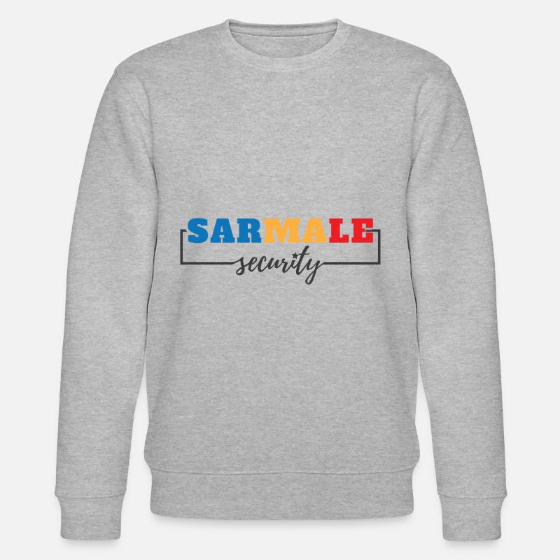 Sarmale Sicherheit - Stanley/Stella Unisex Bio-Sweatshirt CHANGER  - Grau meliert