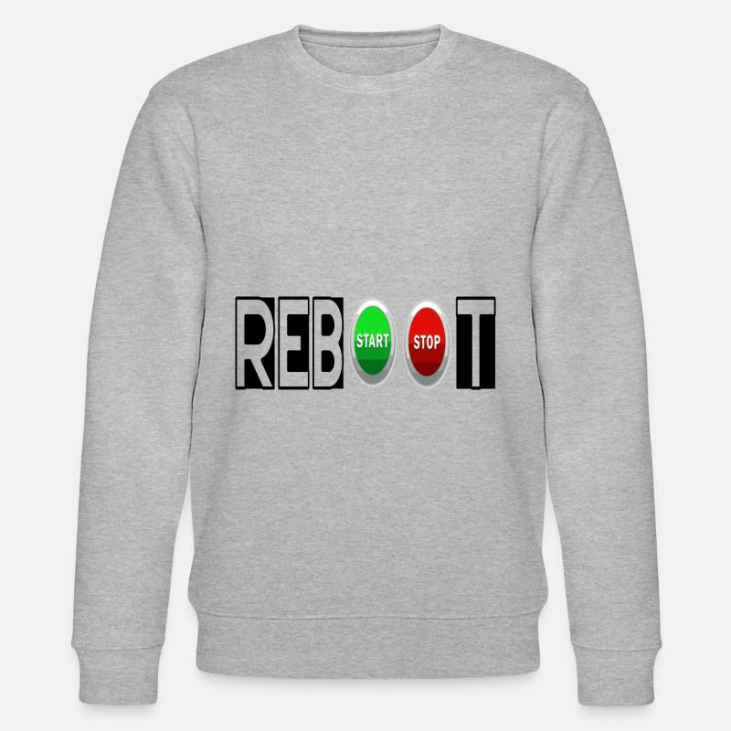 REBOOT - Sweat bio CHANGER Stanley/Stella Unisexe - gris chiné