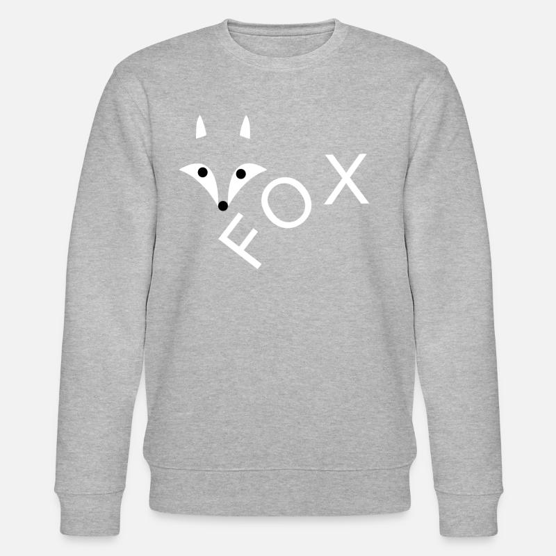 Fox 1- Fox - Sweat bio CHANGER Stanley/Stella Unisexe - gris chiné