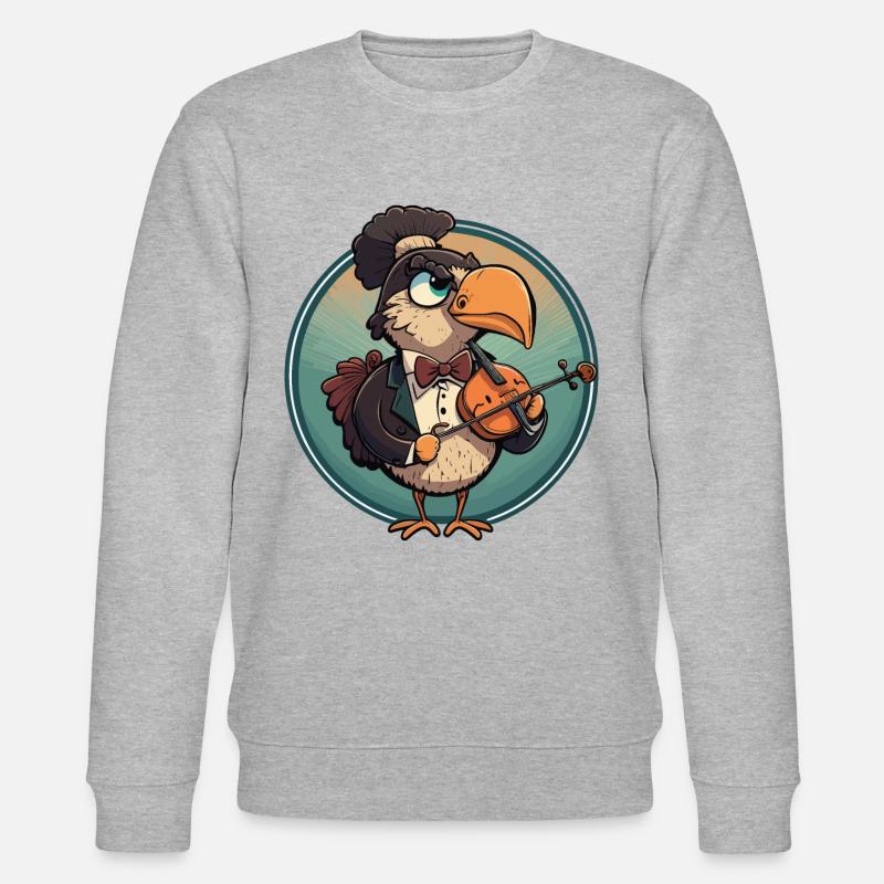 Türkischer Geiger - Stanley/Stella Unisex Bio-Sweatshirt CHANGER  - Grau meliert