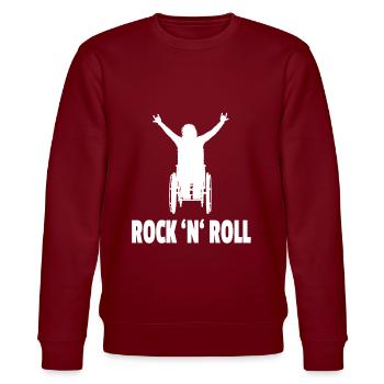 Rock’n’Rollifahrer Metalfan dans la chaise roulante - Sweat bio CHANGER Stanley/Stella Unisexe - bordeaux - Devant - Nik (191cm) & Marisol (170cm)