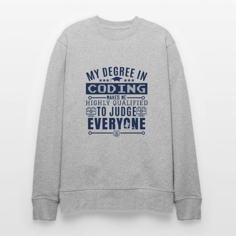 Coder | Programmer | Software Developer Stanley/Stella CHANGER Unisex Organic Sweatshirt