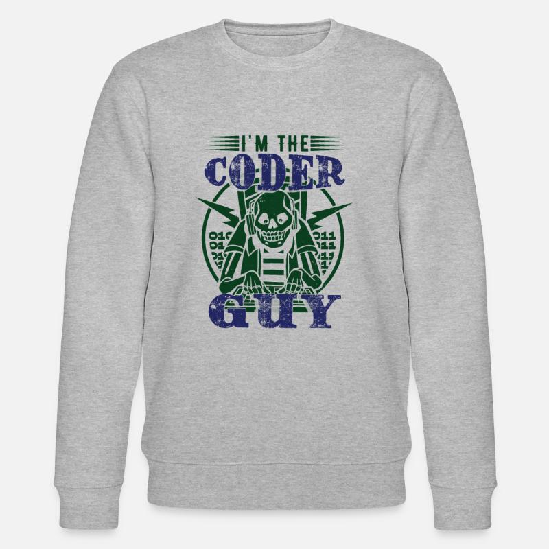 I'm The Coder Guy - Stanley/Stella CHANGER Unisex Organic Sweatshirt - heather grey