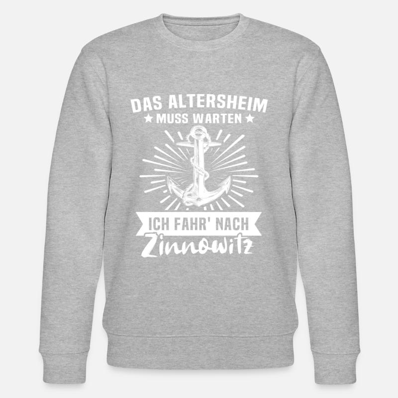 Zinnowitz Altersheim - Stanley/Stella Unisex Bio-Sweatshirt CHANGER  - Grau meliert