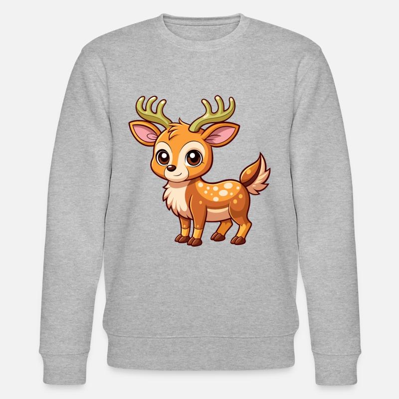 Mignon bébé orignal - Sweat bio CHANGER Stanley/Stella Unisexe - gris chiné