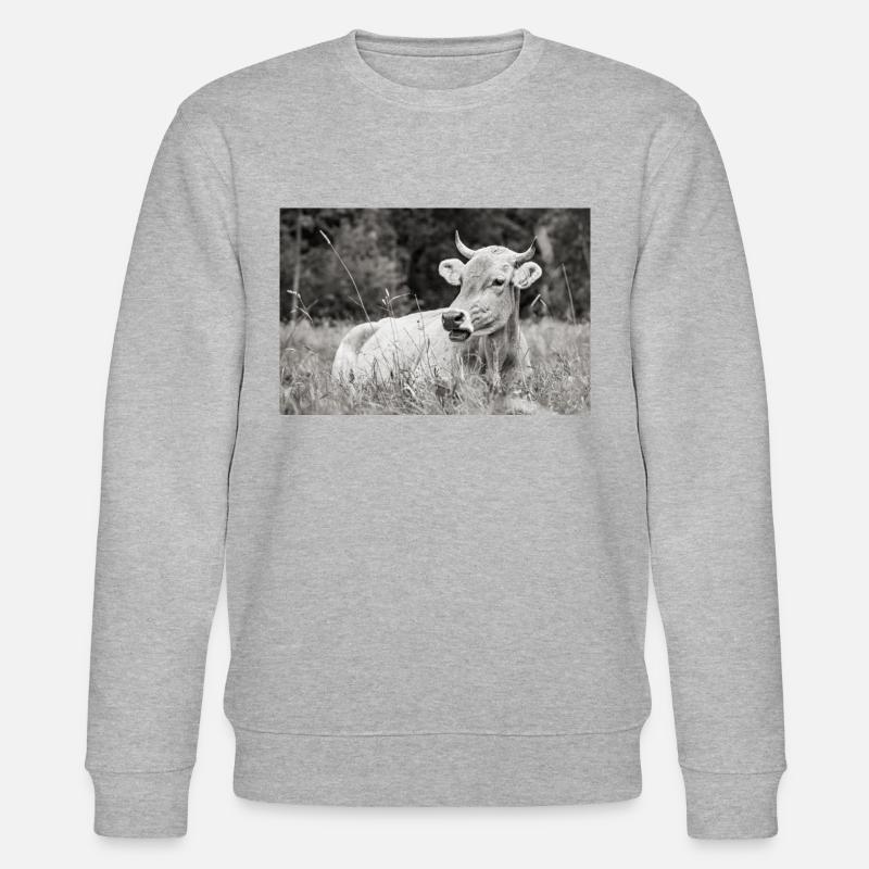Meckerziege Kuh - Stanley/Stella Unisex Bio-Sweatshirt CHANGER  - Grau meliert