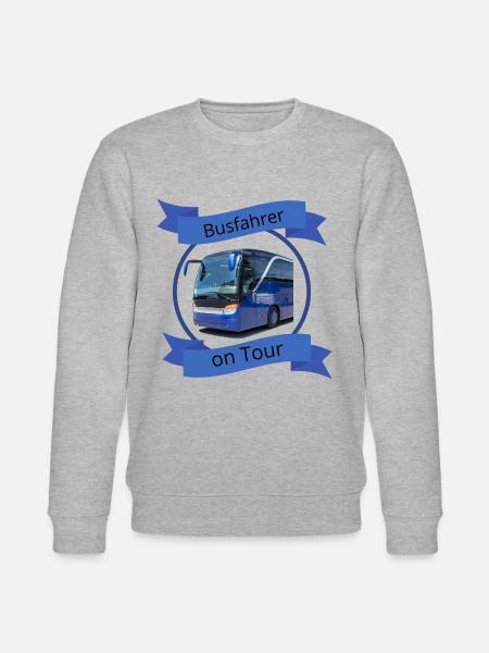Busfahrer on Tour - Stanley/Stella Unisex Bio-Sweatshirt CHANGER - Grau meliert