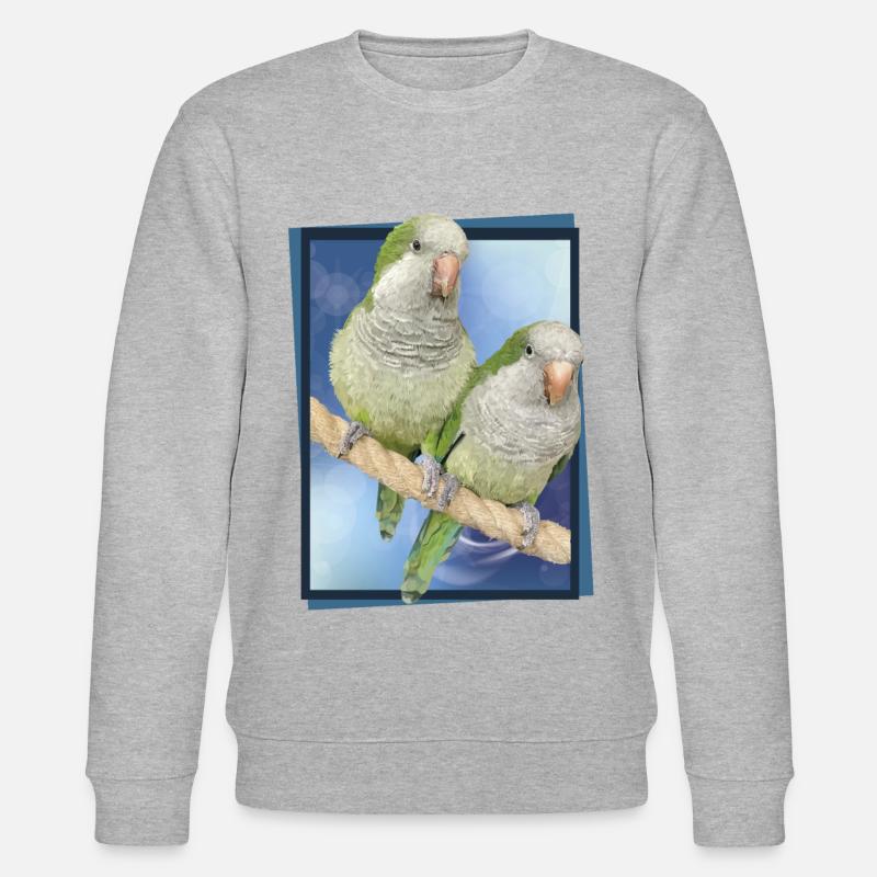 Perruche d’Argentine - Sweat bio CHANGER Stanley/Stella Unisexe - gris chiné