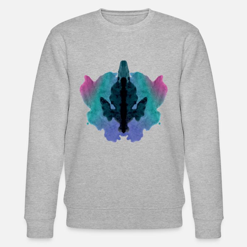 Rorschach-Test - Stanley/Stella Unisex Bio-Sweatshirt CHANGER  - Grau meliert