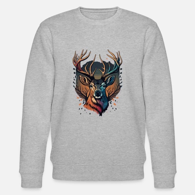 Faon - Sweat bio CHANGER Stanley/Stella Unisexe - gris chiné