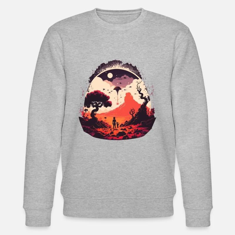 c’est là-bas - Sweat bio CHANGER Stanley/Stella Unisexe - gris chiné