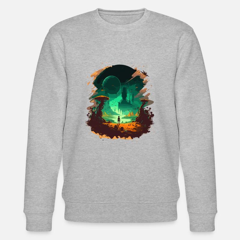 Raum - Stanley/Stella Unisex Bio-Sweatshirt CHANGER  - Grau meliert