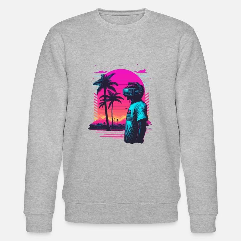 Musik Dude - Stanley/Stella Unisex Bio-Sweatshirt CHANGER  - Grau meliert