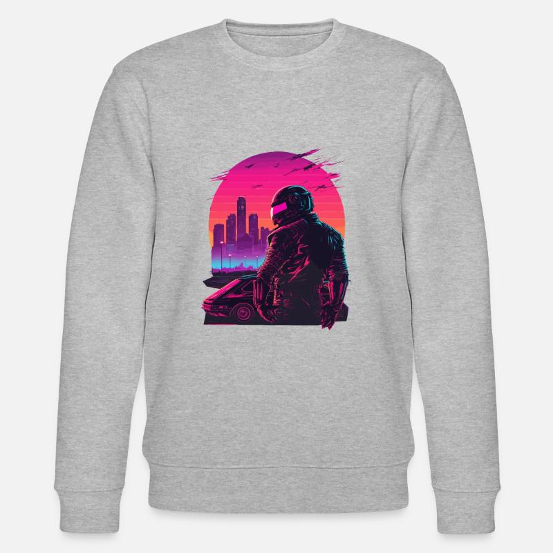 Retro Racing - Sweat bio CHANGER Stanley/Stella Unisexe - gris chiné