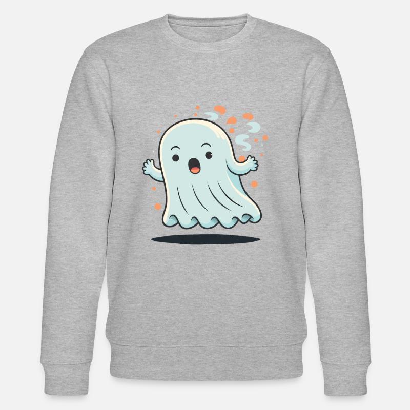 Geschockter Geist - Stanley/Stella Unisex Bio-Sweatshirt CHANGER  - Grau meliert