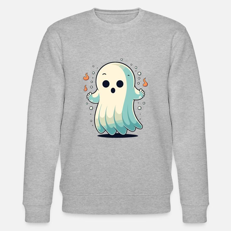 Schwebender Geist - Stanley/Stella Unisex Bio-Sweatshirt CHANGER  - Grau meliert