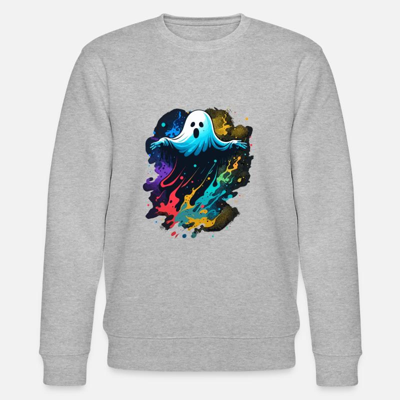 Bunter Geist - Stanley/Stella Unisex Bio-Sweatshirt CHANGER  - Grau meliert