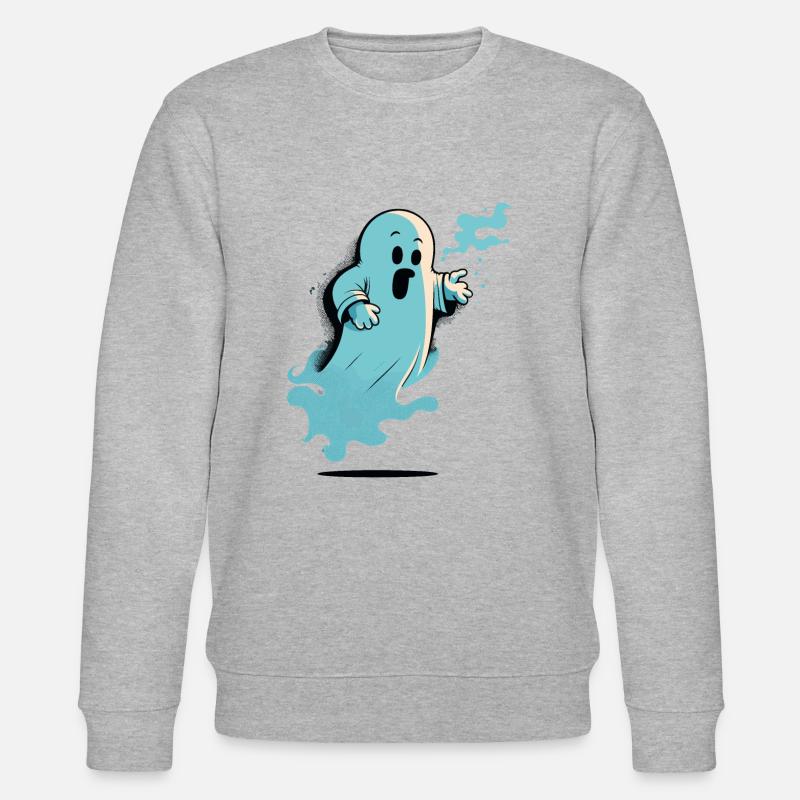 Geschockter Geist - Stanley/Stella Unisex Bio-Sweatshirt CHANGER  - Grau meliert