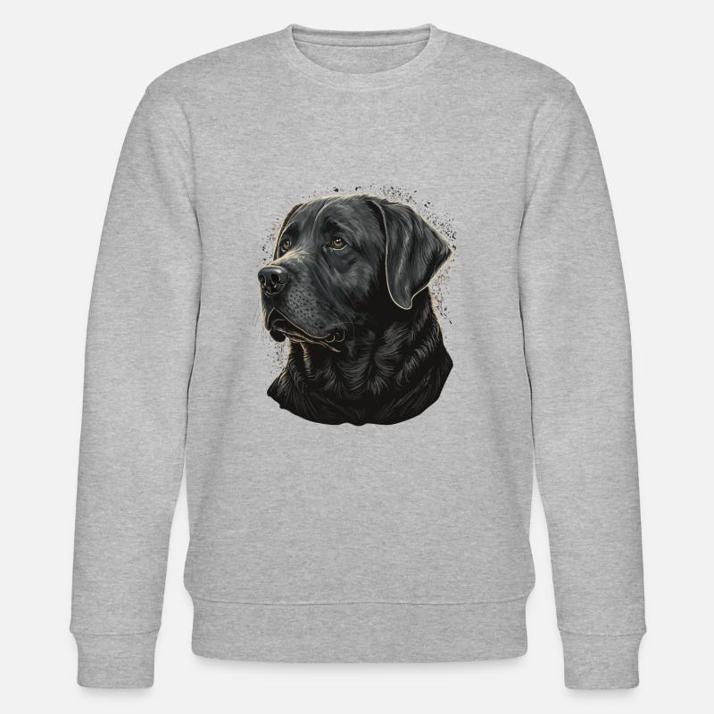 Veretan Labrador Retriever - Stanley/Stella Unisex Bio-Sweatshirt CHANGER  - Grau meliert