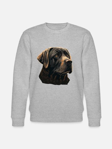 Great Labrador Retriever - Stanley/Stella CHANGER Unisex Organic Sweatshirt - heather grey