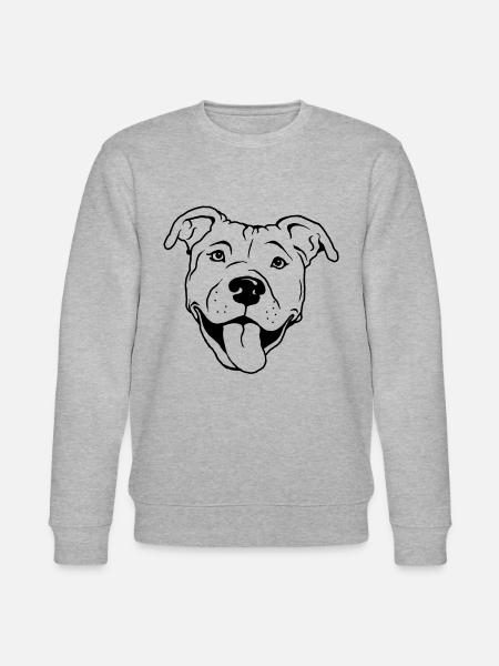 American Staffordshire Terrier - Sweat bio CHANGER Stanley/Stella Unisexe - gris chiné