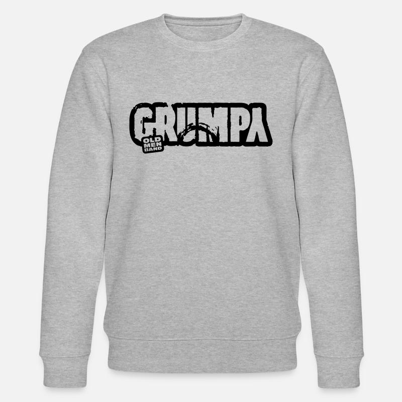 GRUMPY - Stanley/Stella CHANGER Unisex Organic Sweatshirt - heather grey