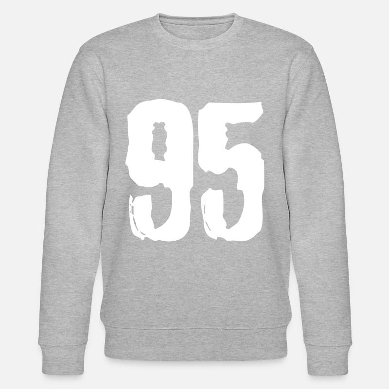 Maillot à 95 numéros - Sweat bio CHANGER Stanley/Stella Unisexe - gris chiné