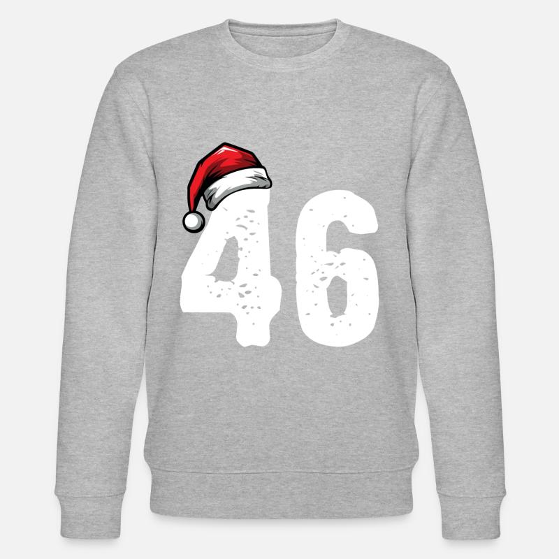 46 Numéro Noël - Sweat bio CHANGER Stanley/Stella Unisexe - gris chiné