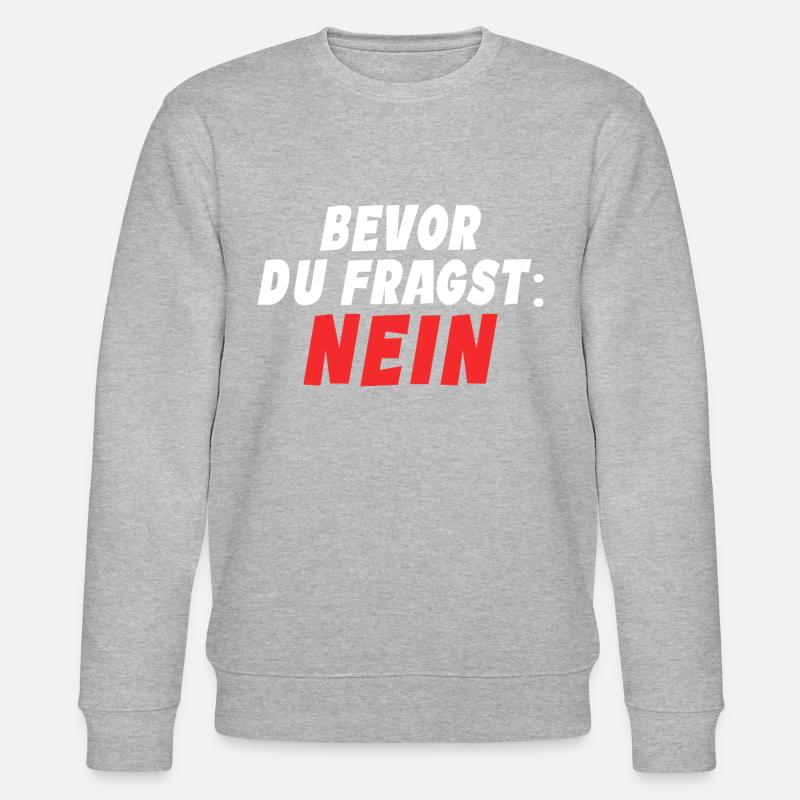 Klarer Durchblick - Stanley/Stella Unisex Bio-Sweatshirt CHANGER  - Grau meliert