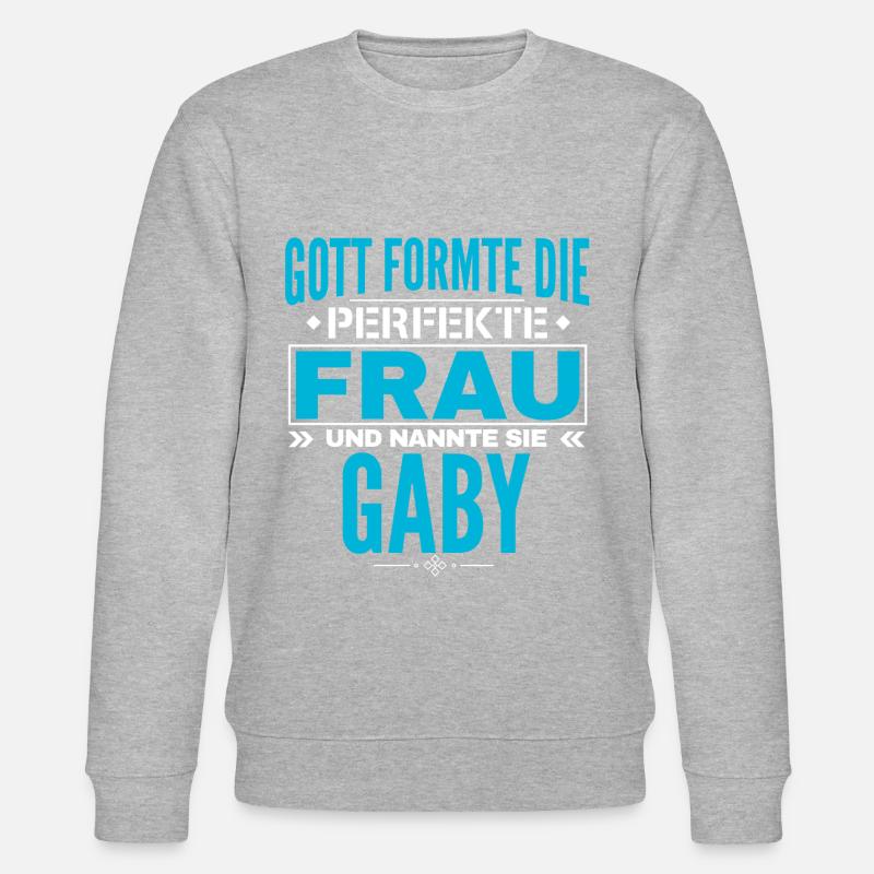 Conception du nom Gaby - Sweat bio CHANGER Stanley/Stella Unisexe - gris chiné