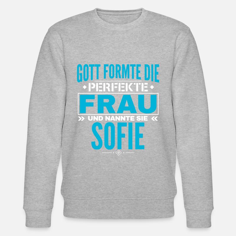 Conception de prénom Sophie - Sweat bio CHANGER Stanley/Stella Unisexe - gris chiné