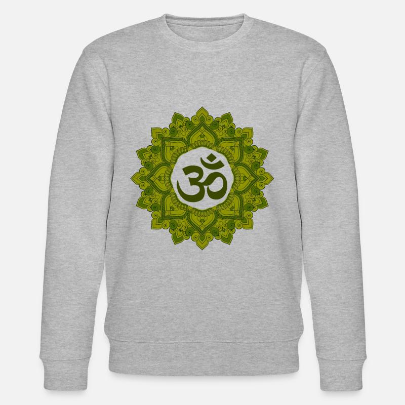 Mandala - Stanley/Stella Unisex Bio-Sweatshirt CHANGER  - Grau meliert
