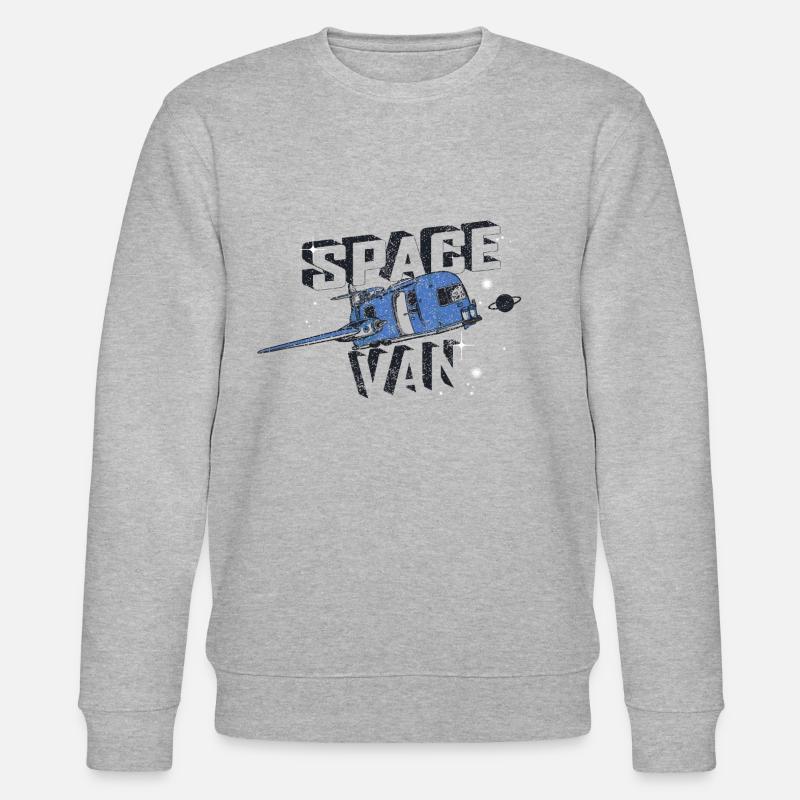 SPACE VAN - Stanley/Stella Unisex Bio-Sweatshirt CHANGER  - Grau meliert