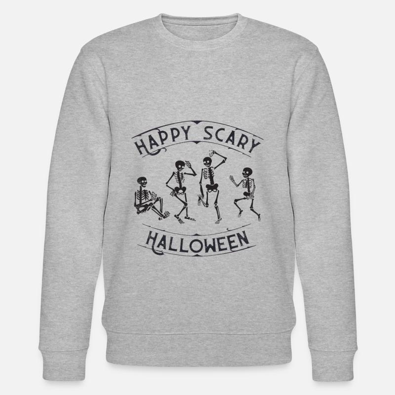 Halloween - Stanley/Stella Unisex Bio-Sweatshirt CHANGER  - Grau meliert