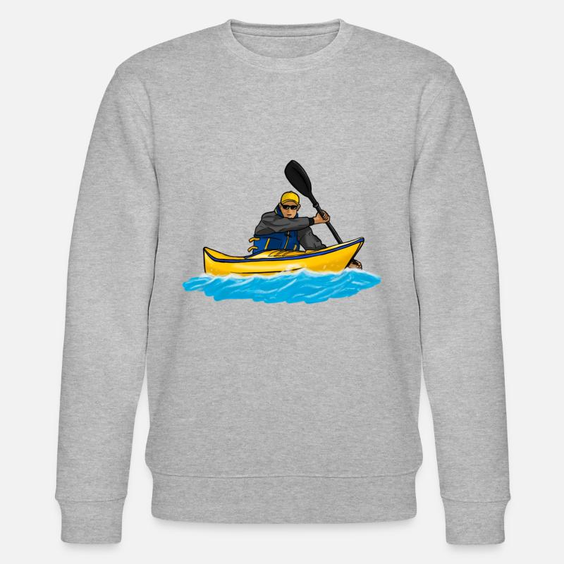 Kajak Fahrer - Stanley/Stella Unisex Bio-Sweatshirt CHANGER  - Grau meliert